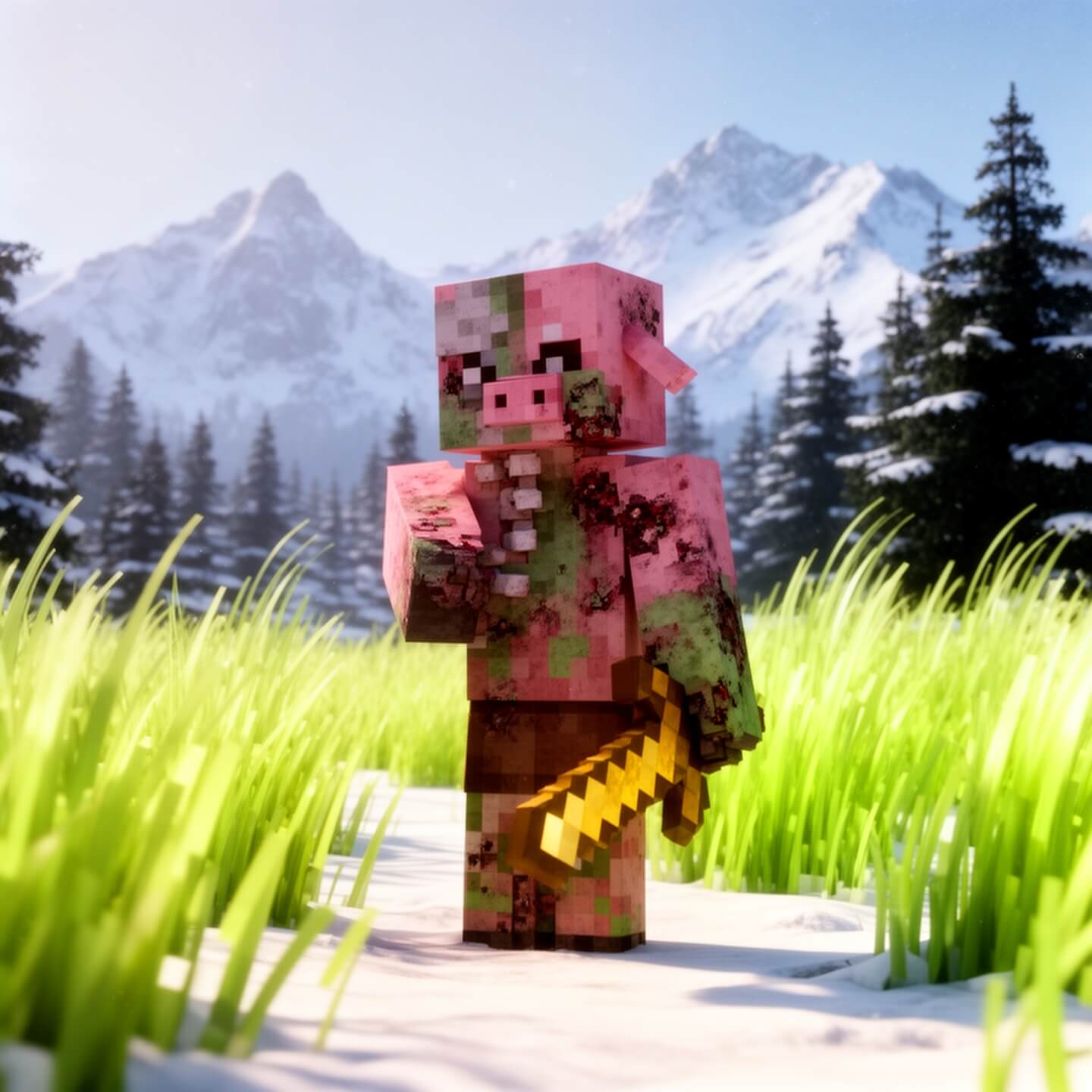 3'lü Zombi Piglin Spawner Paketi